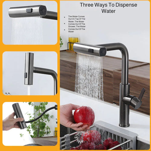 Kitchen Washbasin Faucet Four Gears